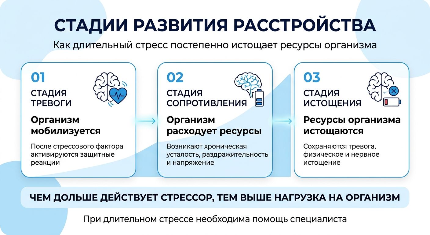 Лечение стресса в Кинешме инфографика